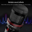Original Lenovo UM20S K Song Condenser Microphone Live Recording Equipment with Variable Sound Effects (Black)