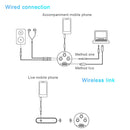 Original Lenovo UM20-U K Song Wireless Digital Microphone Live Recording Equipment with Wireless Receiver (Black)