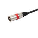 5m 3-Pin XLR Male to XLR Female MIC Shielded Cable Microphone Audio Cord