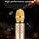 K3 Bluetooth 5.0 Karaoke Live Stereo Sound Wireless Bluetooth Condenser Microphone (Red)
