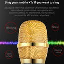 K3 Bluetooth 5.0 Karaoke Live Stereo Sound Wireless Bluetooth Condenser Microphone (Black)