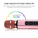 K6 Bluetooth 4.2 Karaoke Live Stereo Sound Wireless Bluetooth Condenser Microphone (Black)