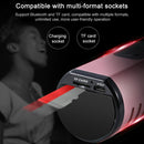 K6 Bluetooth 4.2 Karaoke Live Stereo Sound Wireless Bluetooth Condenser Microphone (Black)