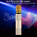 K6 Bluetooth 4.2 Karaoke Live Stereo Sound Wireless Bluetooth Condenser Microphone (Silver)