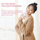 L858 Bluetooth 4.2 Karaoke Live LED Colorful Lights Wireless Bluetooth Condenser Microphone (Blue)