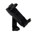 Fotopro SJ-36+ 360 Degree Rotation Horizontal and Vertical Tripod Mount Adapter Phone Clamp Bracket with Cold Shoe (Black)