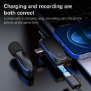 AP003 Mini Smart Noise Reduction Wireless Lavalier Microphone(Black)