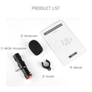YELANGU MIC06 Live Broadcast Smartphone Recording Microphone (Black)