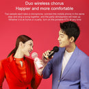 Xiaomi Youpin Q3 Sing Elves Karaoke Bluetooth Microphone with Holder(Pink)