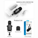 BOYA BY-DM500 Broadcast Grade Dynamic Microphone (Black)
