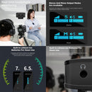 BOYA BY-XM6 S1 1 to 1 2.4GHz Mini Dual Channel Wireless Microphone System (Black)