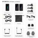 BOYA BY-XM6 S2 1 to 2 2.4GHz Mini Dual Channel Wireless Microphone System (Black)
