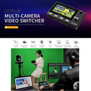 FEELWORLD L2 Plus Multi-camera Video Mixer Switcher with 5.5 inch Screen(EU Plug)