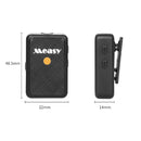 Measy V81 Wireless Recording Lavalier Microphone