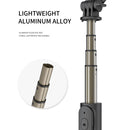 Q03 Bluetooth Remote Control Tripod Selfie Stick Phone Holder (White)