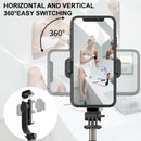 Q03 Bluetooth Remote Control Tripod Selfie Stick Phone Holder (Black)