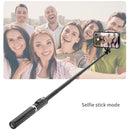 Q12 Hidden Design Reinforced Bluetooth Remote Control Tripod Selfie Stick (White)