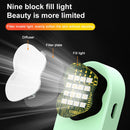 Bluetooth Remote Control Dual Fill Light Tripod Selfie Stick (Yellow)
