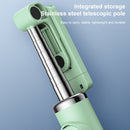 Bluetooth Remote Control Tripod Selfie Stick (Green)