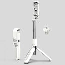 L02 100cm Multi-function Adjustable Bluetooth Self-timer Pole Tripod Selfie Stick (White)