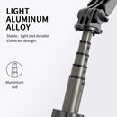 L08 Adjustable Gimbal Stabilize Bluetooth Self-timer Pole Tripod Selfie Stick (Black)