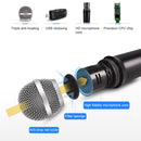 J.I.Y 2 in 1 K Song Wireless Microphones for TV PC with Audio Card USB Receiver (Black)