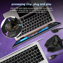 Yanmai G35 Adjustable Angle Omnidirectional Capacitive Gaming Microphone with RGB Colorful Lighting & Pluggable USB Cable, Cable Length: 1.35m