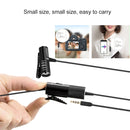 Yanmai R933S Professional Clip-On 3.5mm Plug Lavalier Omni-directional Broadcast Condenser Microphone, For Live Broadcast, Show, KTV, etc