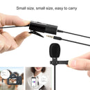 Yanmai R955S Professional Clip-on Lapel Mic Lavalier Omni-directional Condenser Microphone, For Live Broadcast, Show, KTV, etc