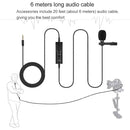 Yanmai R955S Professional Clip-on Lapel Mic Lavalier Omni-directional Condenser Microphone, For Live Broadcast, Show, KTV, etc