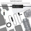 Yanmai R955S Professional Clip-on Lapel Mic Lavalier Omni-directional Condenser Microphone, For Live Broadcast, Show, KTV, etc