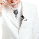 Yanmai R955 Clip-on Lapel Mic Lavalier Omni-directional Double Condenser Microphone, For Live Broadcast, Show, KTV, etc