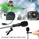 Yanmai R955 Clip-on Lapel Mic Lavalier Omni-directional Double Condenser Microphone, For Live Broadcast, Show, KTV, etc