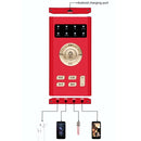 RK-C19 Live Broadcast Audio Headset Microphone Webcast Entertainment Streamer Sound Card for Phone, Computer PC(Red)