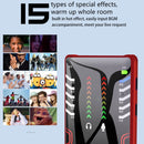 RK-C21 Bluetooth Live Broadcast Audio Headset Microphone Webcast Entertainment Streamer Sound Card for Phone, Computer PC (Red)