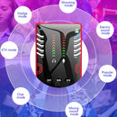 RK-C21 Bluetooth Live Broadcast Audio Headset Microphone Webcast Entertainment Streamer Sound Card for Phone, Computer PC (Red)
