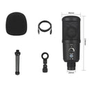 BM-66 Standard Version Heart-shaped Pointing USB Condenser Microphone Set