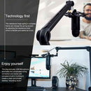 Logitech Blue Yeticaster USB Microphone + Shockproof Mount + Clip-on Cantilever Bracket Live Broadcast Set (Black)