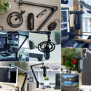 Logitech Blue Yeticaster USB Microphone + Shockproof Mount + Clip-on Cantilever Bracket Live Broadcast Set (Black)
