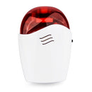 DY-JH100A 433/315 MHz Wireless Indoor Alarm Siren with Flash Strobe Light, AC 220V(White)