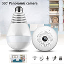 DJ-DP266 E27 Light Bulb 360 Degrees 2.0MP Smart Wireless Wifi IP Camera, Support TF Card (128GB Max), White Light Version