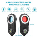 S100 Infrared Scanner Wireless Precision Alarm Detector with LED Flashlight (Blue)