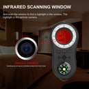 S100 Infrared Scanner Wireless Precision Alarm Detector with LED Flashlight (Black)