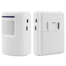 FY-0256 2 in 1 PIR Infrared Sensors (Transmitter + Receiver) Wireless Doorbell Alarm Detector for Home / Office / Shop / Factory, US Plug