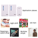 VOYE V015F2 Wireless Smart Music Home Doorbell with Dual Receiver, Remote Control Distance: 120m (Open Air)
