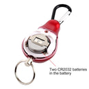 DOBERMAN Key-chain Personal Security Alarm Pull Ring Triggered Anti-attack Safety Emergency Alarm(Red)