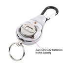 DOBERMAN Key-chain Personal Security Alarm Pull Ring Triggered Anti-attack Safety Emergency Alarm(Silver)