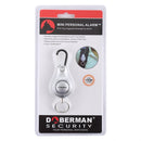 DOBERMAN Key-chain Personal Security Alarm Pull Ring Triggered Anti-attack Safety Emergency Alarm(Silver)