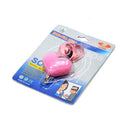 Heart Style Emergency Personal Alarm Key Chain with SOS & LED Light for Women / Kids / Girls / Superior, Random Color Delivery