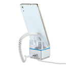 Anti-theft Alarm Stand Security System Burglar Alarm / Anti-theft Alarm Display Holder for Mobile Phones with Micro-USB Port(White)